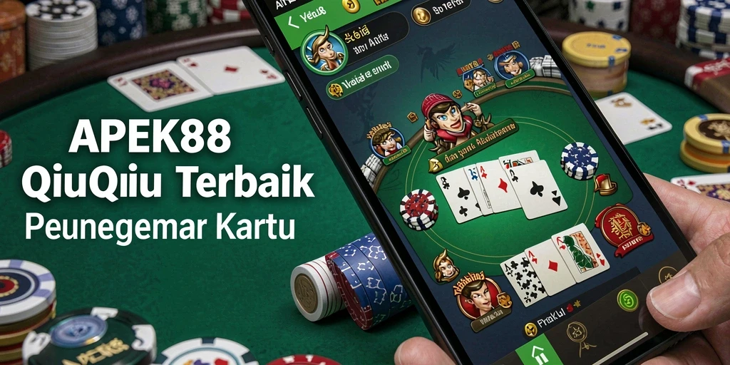 Tampilan gameplay seru QiuQiu di APEK88 dengan interaksi langsung.