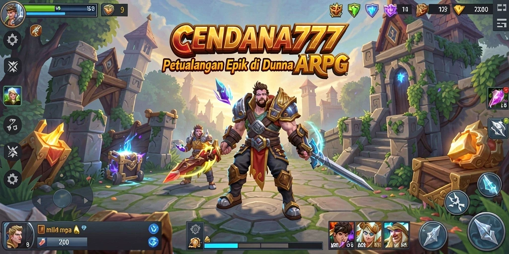 Tampilan gameplay CENDANA777 yang penuh aksi dan strategi.