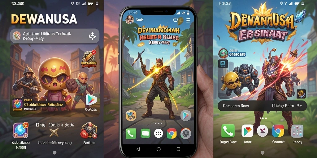 Screenshot utama DEWANUSA yang menunjukkan antarmuka pengguna yang ramah.
