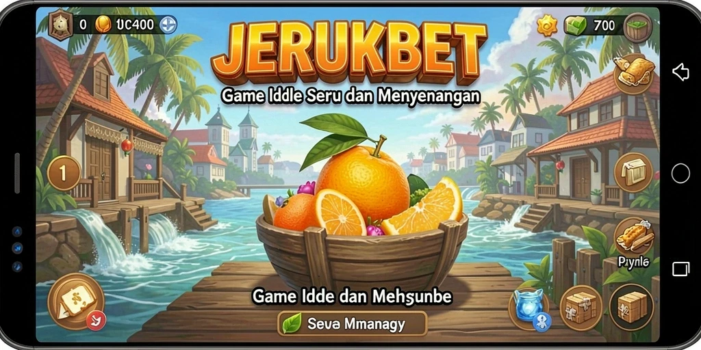 Gameplay seru JERUKBET dengan elemen Idle yang menarik.
