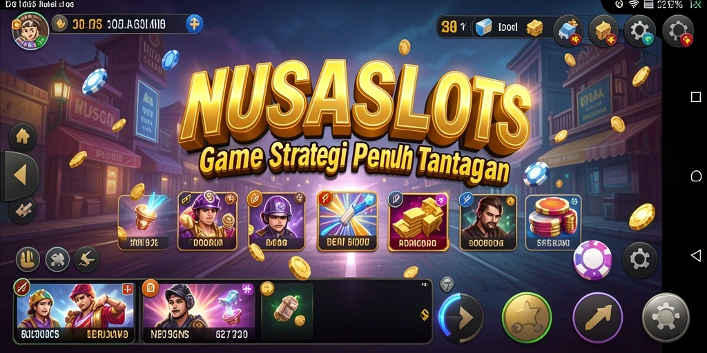 Tampilan gameplay menarik dari NUSASLOTS yang penuh strategi.
