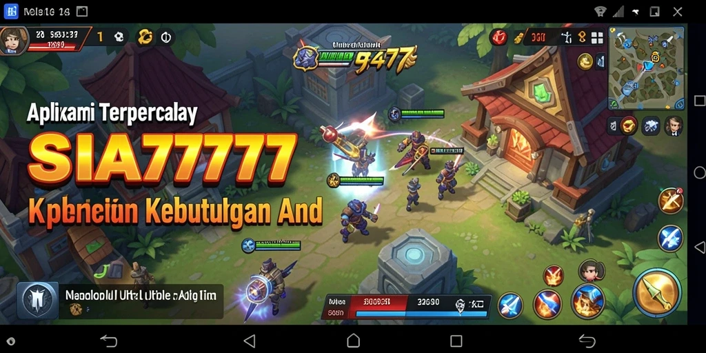 Tampilan antarmuka SIA777 yang intuitif dan mudah digunakan.