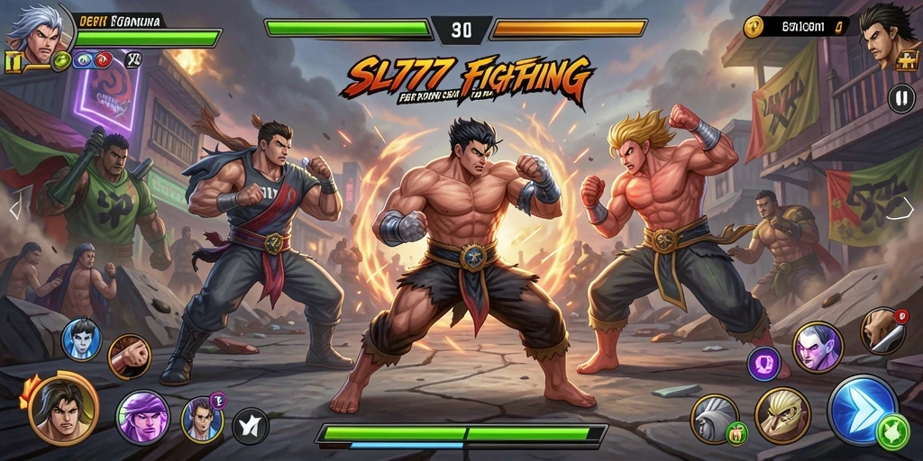 Tampilan gameplay SL777 saat pertarungan epic berlangsung.