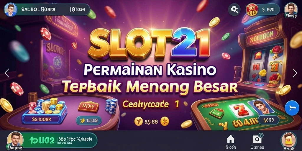 Tampilan permainan SLOT21 yang menarik dan penuh warna.