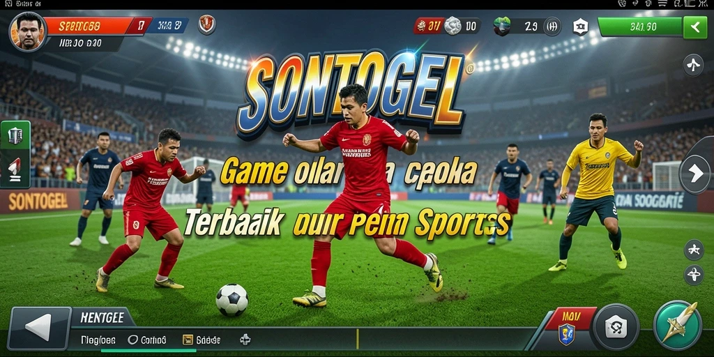 Tampilan gameplay menarik dari SONTOGEL yang menampilkan berbagai olahraga.