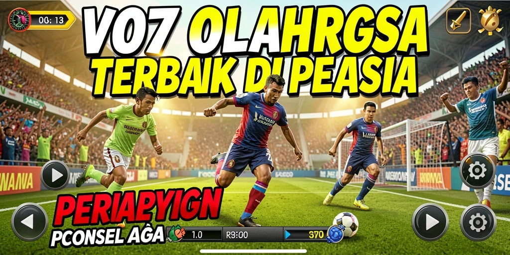 Screenshot gameplay V07 yang menampilkan aksi seru dalam olahraga.