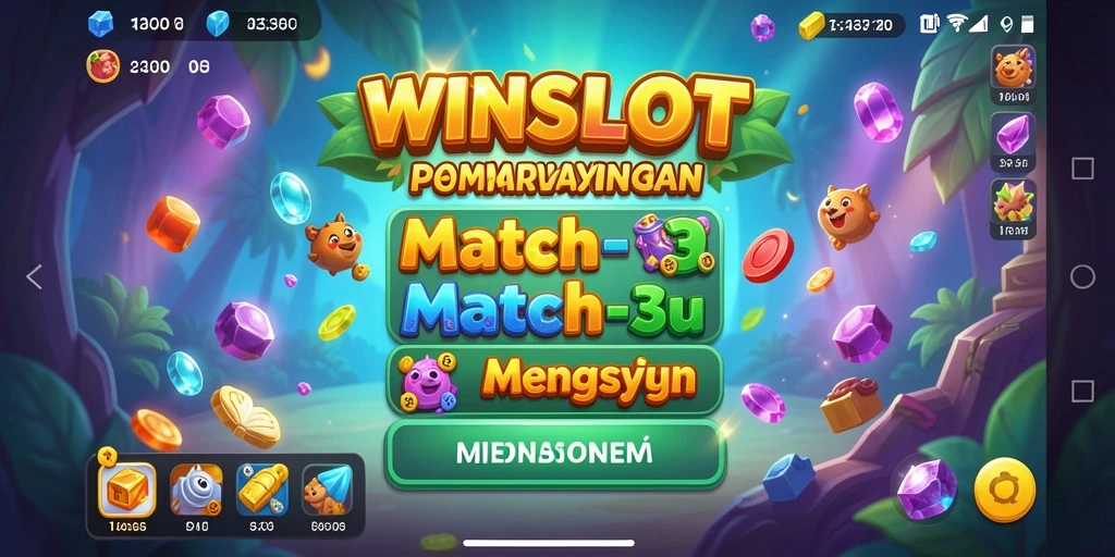 Tampilan gameplay WINSLOT yang penuh warna dan menantang.