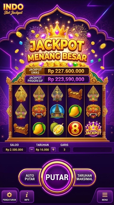 Tampilan utama aplikasi indorp yang intuitif dan menarik.